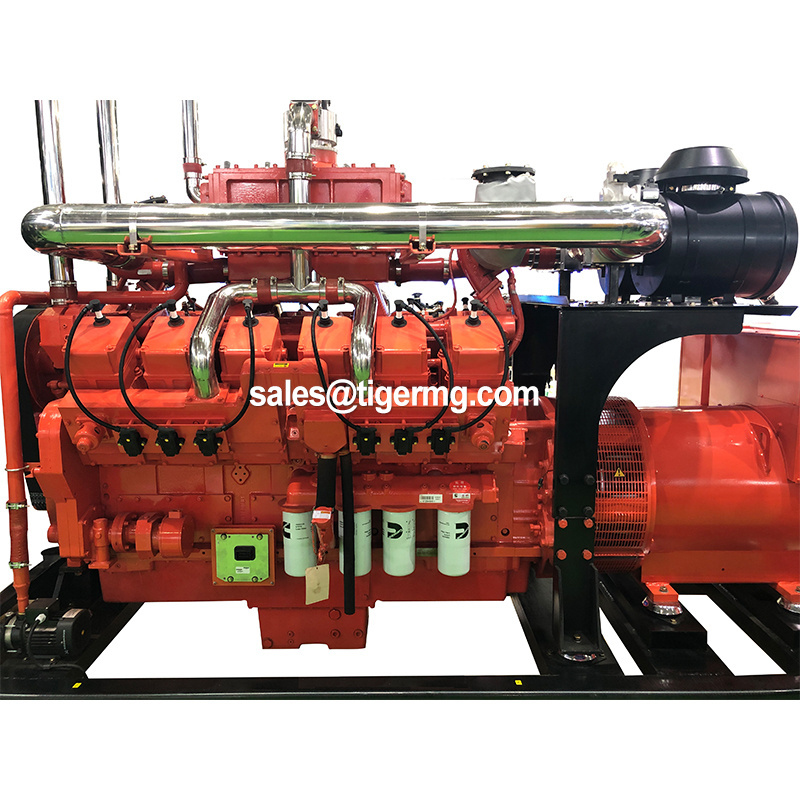 400kw wood chips pallet gasified electric power plant wood burning generator