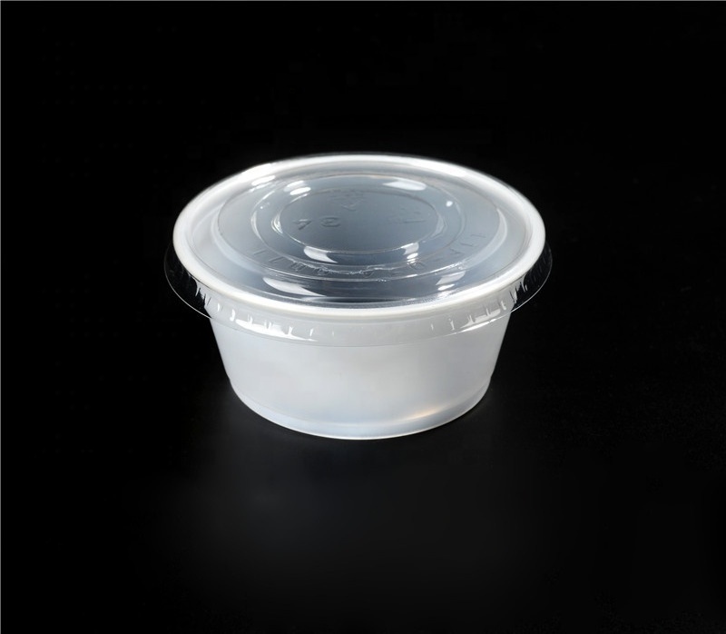 1.5oz disposable small white ps plastic portion sauce cup plastic container