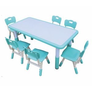 MDF party tables plastic folding plastic chairs and tables kindergarten furniture