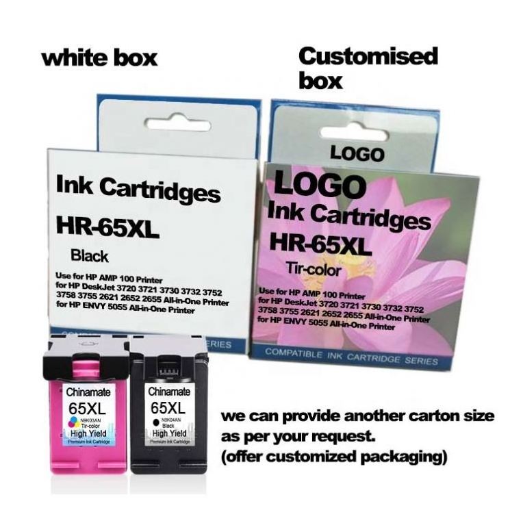 61 61XL Remanufactured Ink Cartridges Replacement for HP Printer Ink Cartridge 63XL 62XL 67XL 64XL 65XL Printer Ink Cartridge