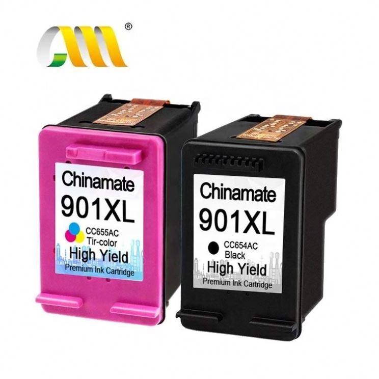 Ink Tank 901XL Cartouche d'encre for hp Officejet 4600 J4680 J4660 901 901XL Color Ink Cartridge