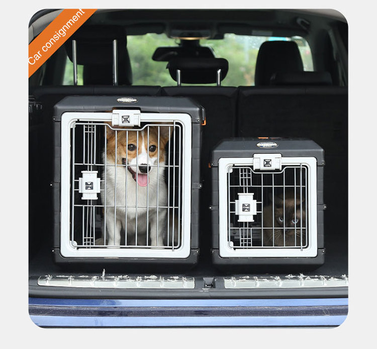 Portable Foldable pet Carrier Airline Approved Designed pet Carrier Extra Spacious Lined Carrier