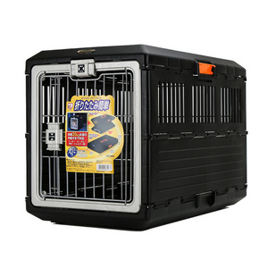 Wholesale  cat cage portable folding dog pet airways box front out breathable cage Pet Carriers