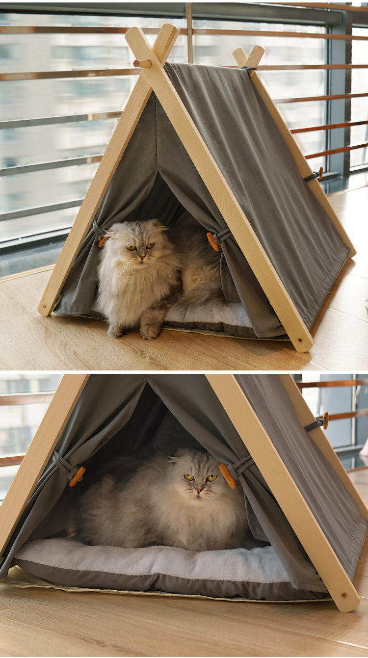 Foldable removable and washable pet tent cool and cool in summer universal nest for small pet cats and dogs