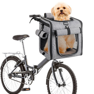 Wholesale Dog Bike Carrier Backpack Car Seat for Small Puppy Cat with Mesh Window Bike Backpack