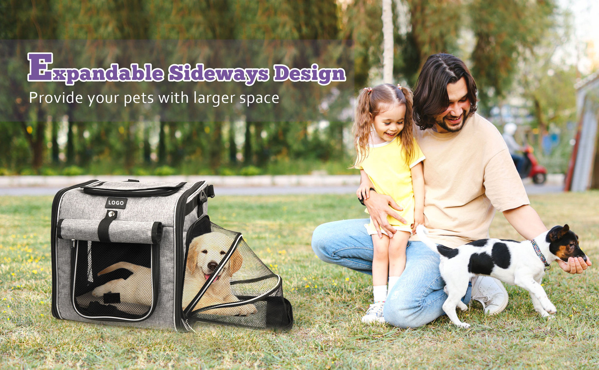 Wholesale Dog Bike Carrier Backpack Car Seat for Small Puppy Cat with Mesh Window Bike Backpack