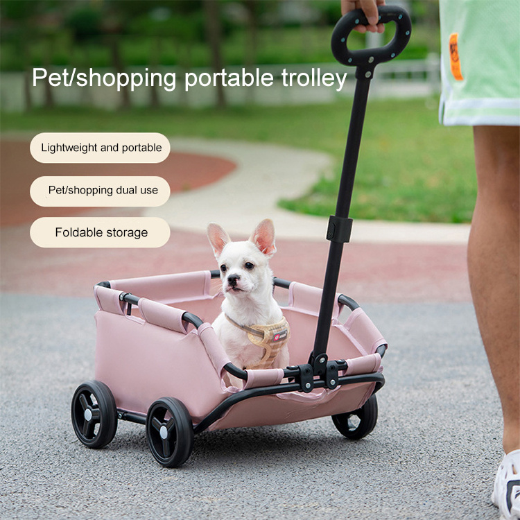 Pet stroller is compact and convenient Small pet stroller for cats and dogs