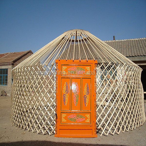 Luxury canvas steel frame yurt for sale