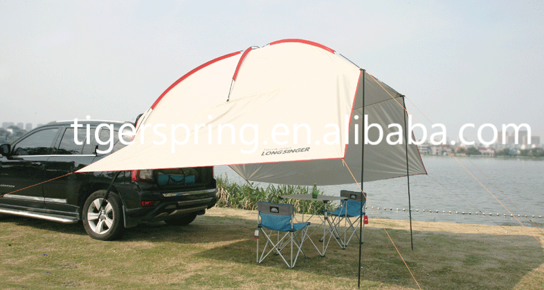 Outdoor Camping Large place Car Awning Tailgate Canopy Car Rear Tent For Sun Shelter