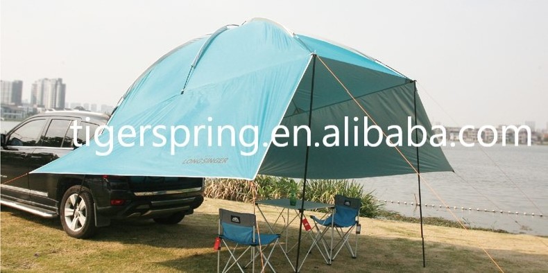 Outdoor Camping Large place Car Awning Tailgate Canopy Car Rear Tent For Sun Shelter