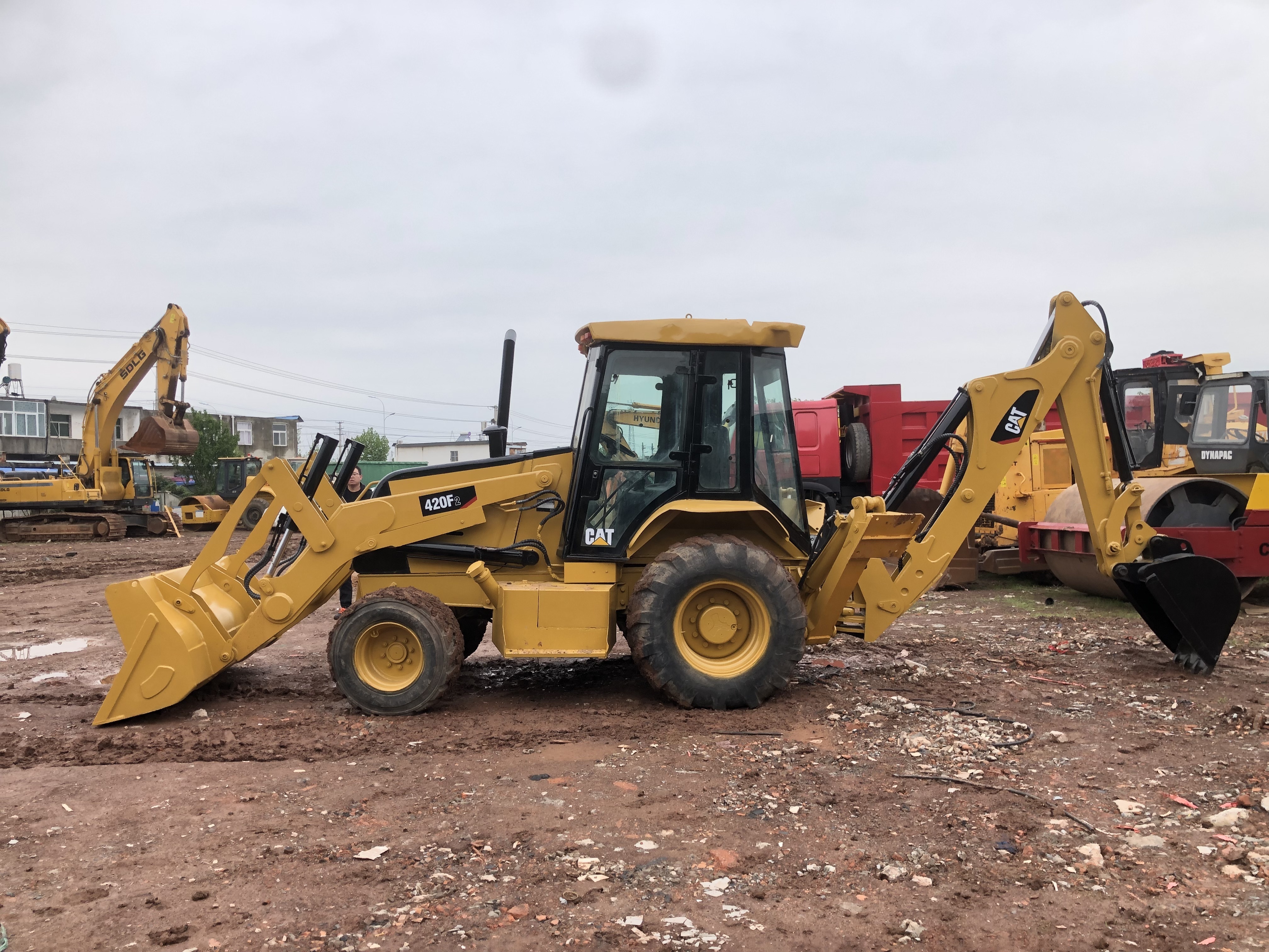 Used Caterpillar 420F Original Backhoe Loader Cat 420f 420f2 416E used backhoe loader