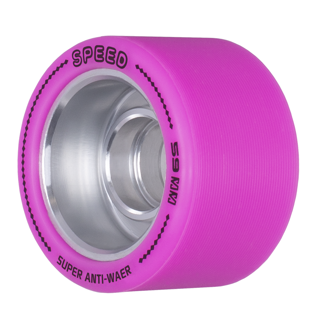 High Quality Aluminum Hub 59mm x 38MM Roller Skate Wheel For Speed Derby Super Anti-Wear Wheels