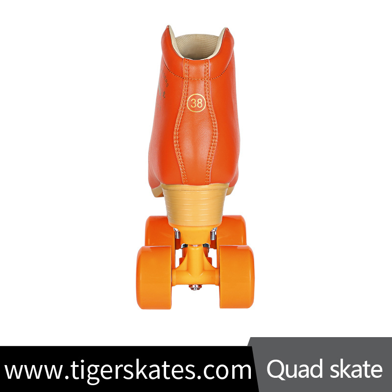 Soy Luna Rental Rink Professional Level Quad Roller Skates High Quality 4 Wheels 58*32mm PU Cast Wheel Dongguan Flying Tiger