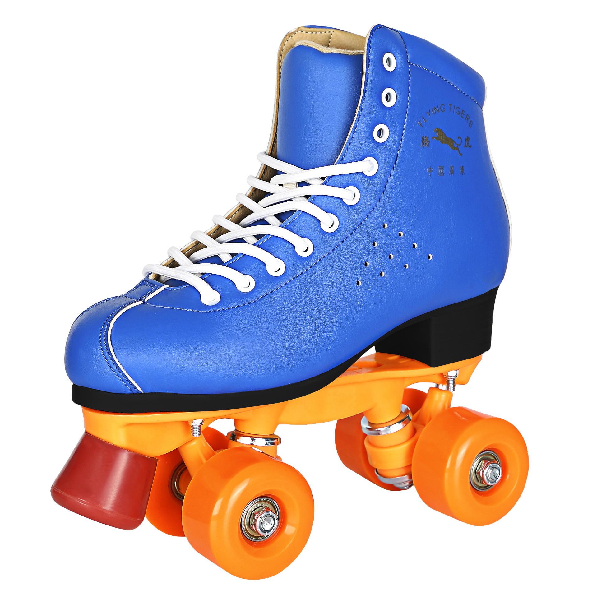 Soy Luna Rental Rink Professional Level Quad Roller Skates High Quality 4 Wheels 58*32mm PU Cast Wheel Dongguan Flying Tiger