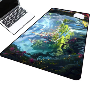 Waterproof Non-slip Desk Mouse Pad rubber Desk mat Table Pad Home Office Rubber Fabric Mat