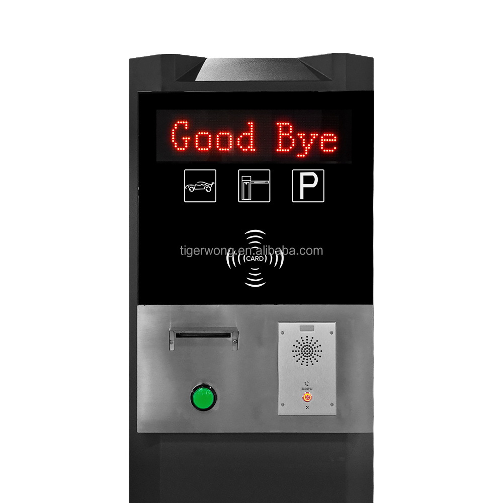 Wholesale Ticket Vending Machine Automatic Smart Parking System For Car Ticket Dispenser Parking Card Machine Parking Meter