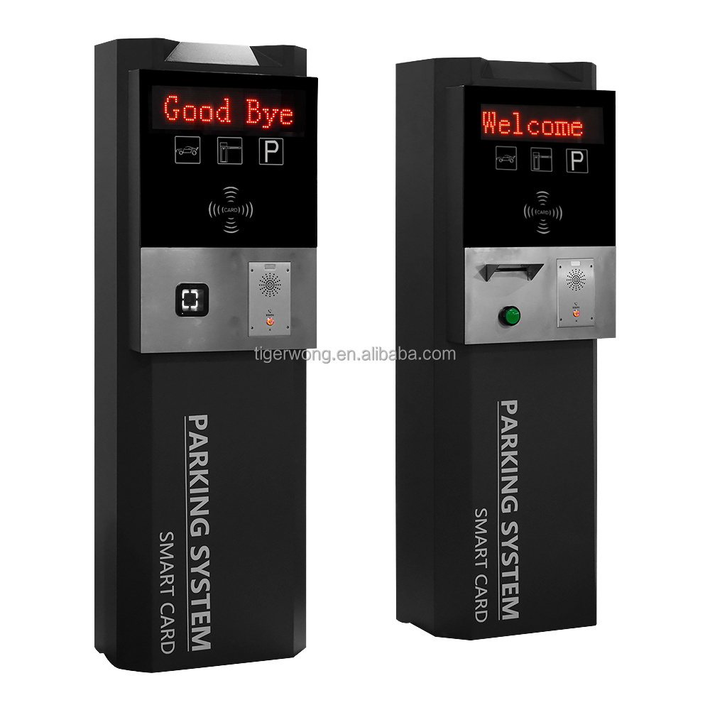 Wholesale Ticket Vending Machine Automatic Smart Parking System For Car Ticket Dispenser Parking Card Machine Parking Meter