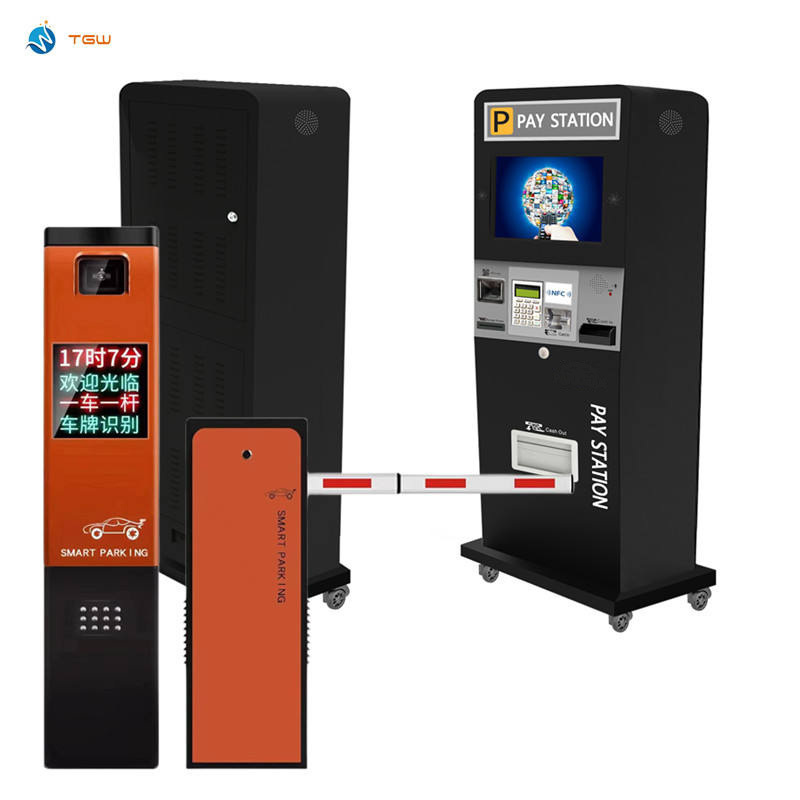 Parking kiosk smart mailbox sensor driveway doors gate car radar detector ticket validator car counter parking booth attendant