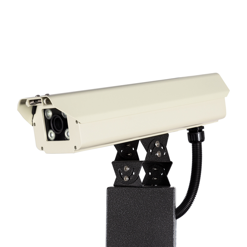 Multi-language camera cctv system for parking barrier gate with license plate recognition technology  for Colombia