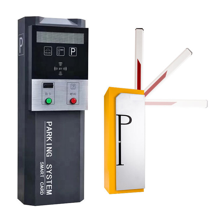 Car parking ticket machine barcode ticket dispenser traffic barriers parking lot device self service automatic car park entry