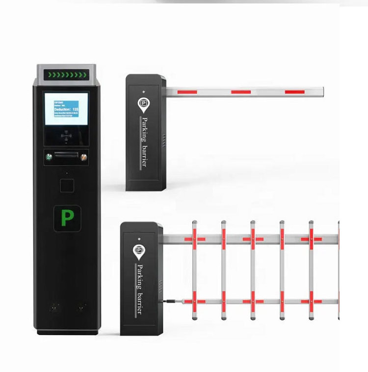 Parking Payment Machine Automatic Parking Barrier Gate License Plate Recognition Parking Ticket System