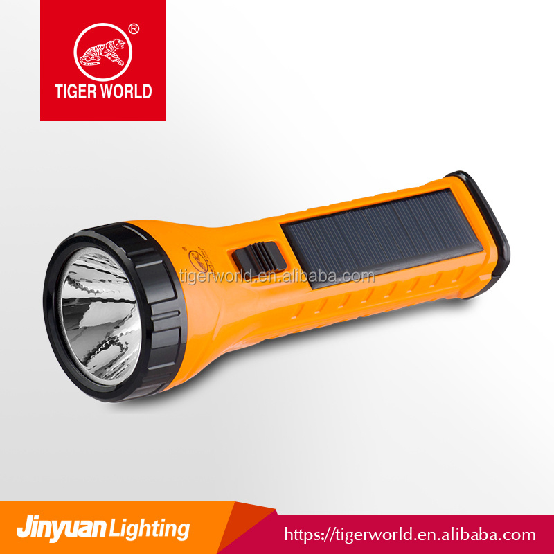 Emergency lighting multifuncional solar power torch light rechargeable linternas led flashlights with solar panel