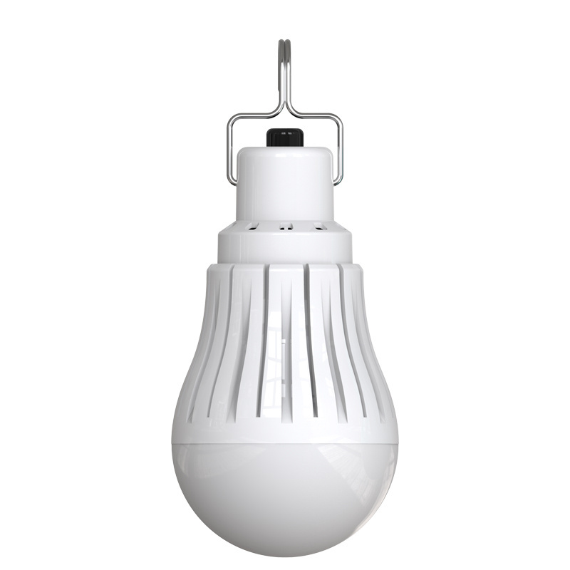 Best selling usb port energy save led bulb E27/B22 5W emergency rechargeable bulb light with hook