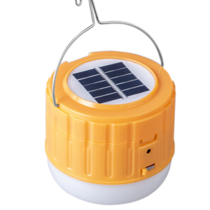 Outdoor Mini Rechargeable  Camping Light Bulb with Hook Solar Panel Micro USB Solar Charge Emergency Light