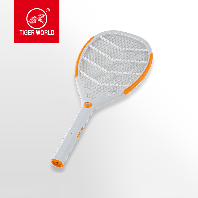 Portable household high quality electric fly killer rechargeable swatter mosquito bat with light