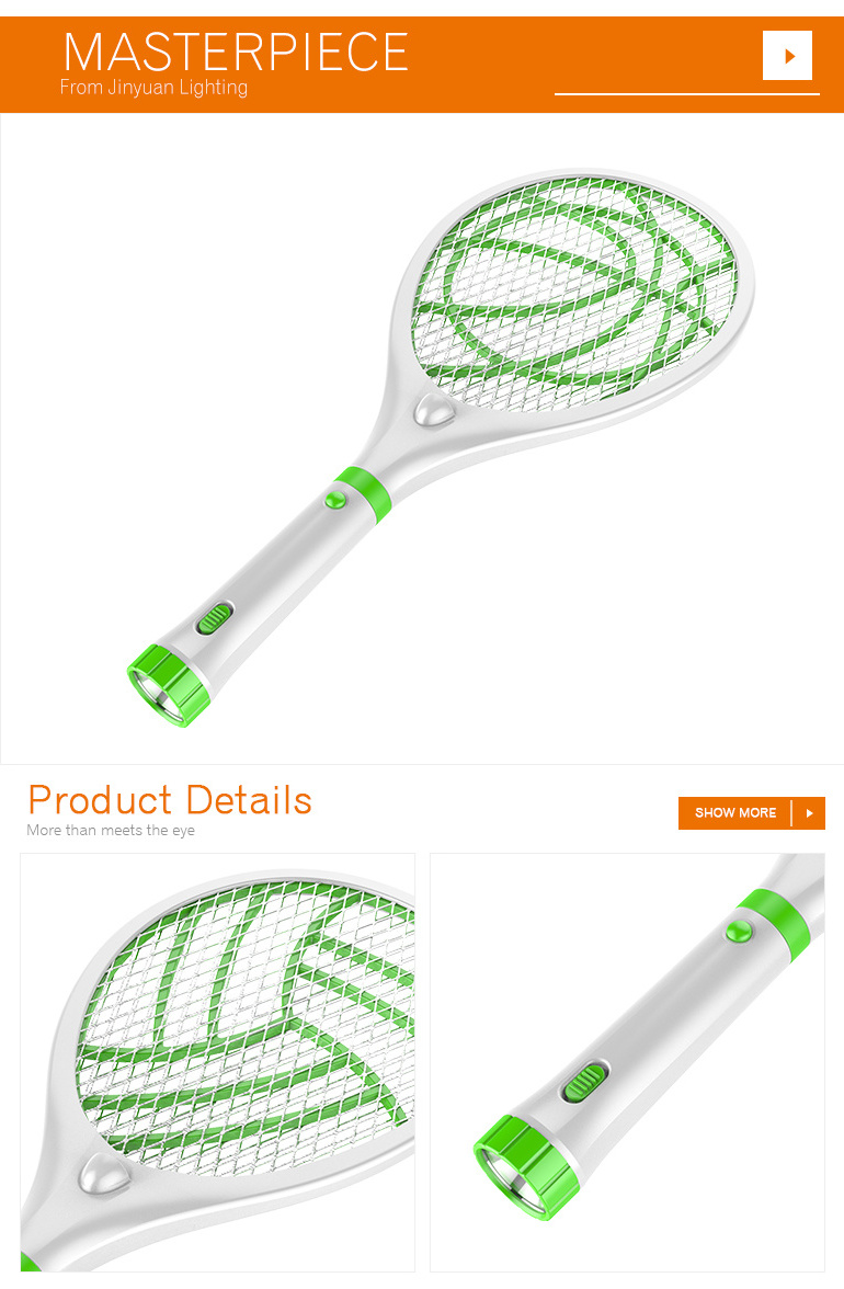 pest control rechargeable mosquito bat circuit fly killer racket bat electric mosquito swatter