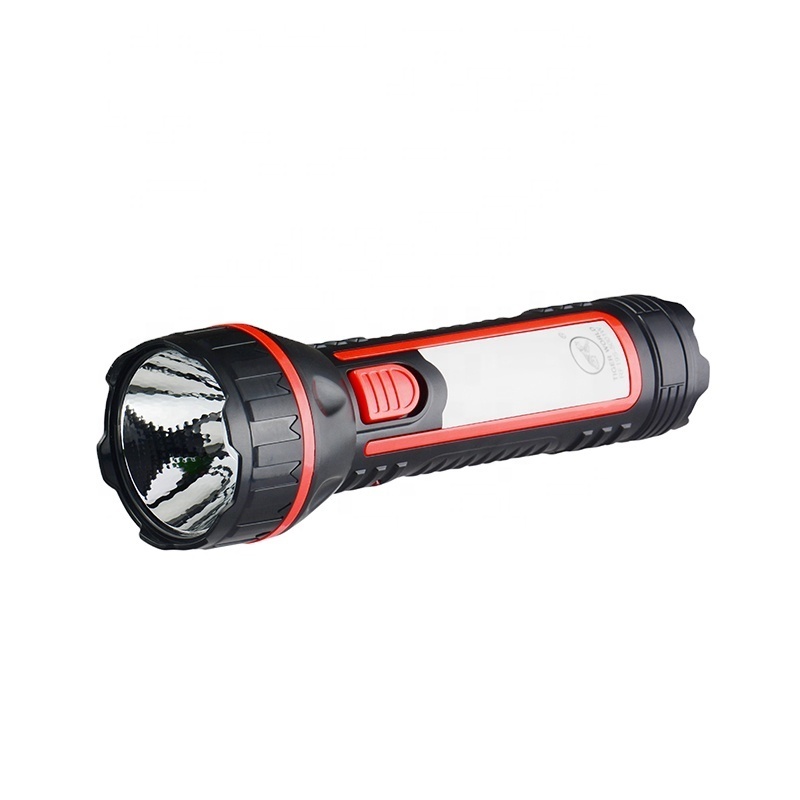 Rechargeable handheld flashlight electric high power led torch light with 500mah battery