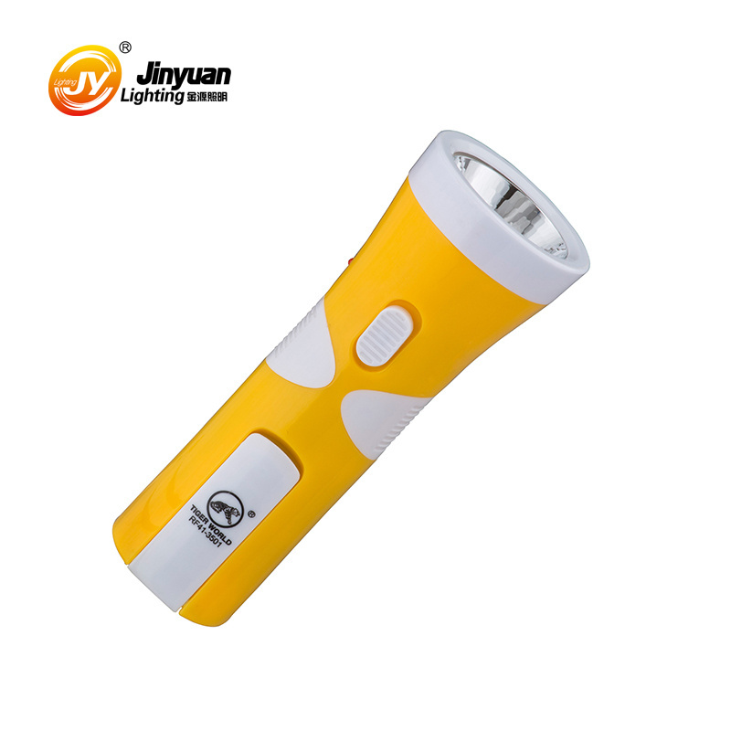 Mobile lighting portable rechargeable led flashlight plastic emergency powerful torch light with chargeable