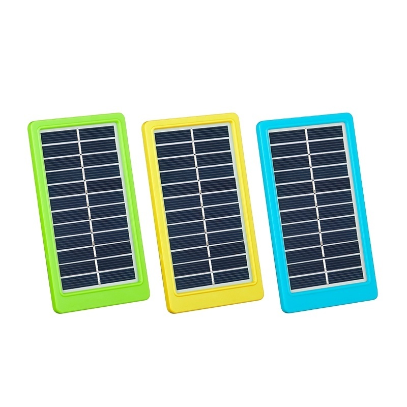 plastic frame 12 cells PV module portable sunpal poly charger 1w solar panel small size from china supplier