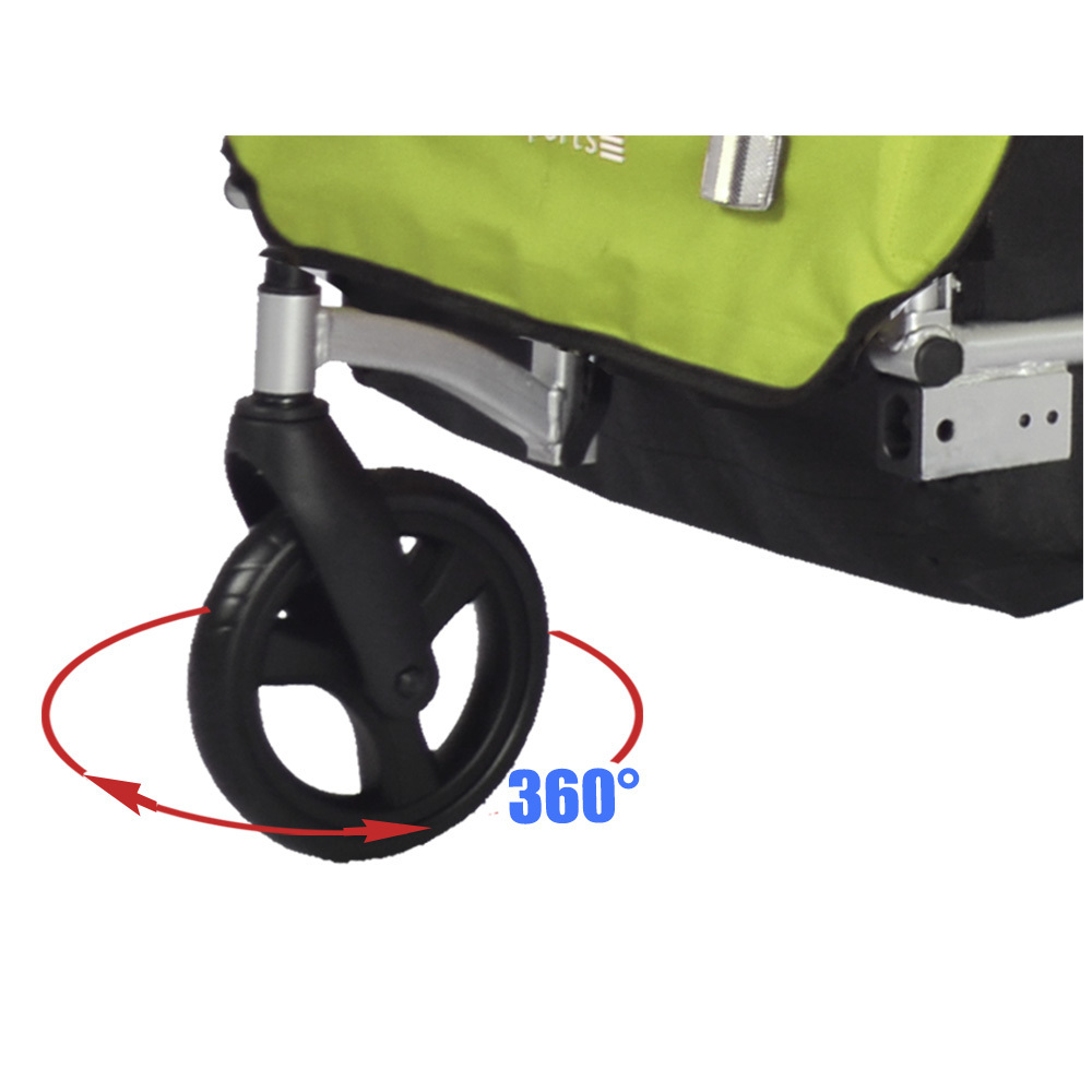 Bicycle Trailer Baby 2 in 1 Structure Carriage Cargo Bicycle Trailer for Pet Dog Carrier with Easy Quick Attaching Release