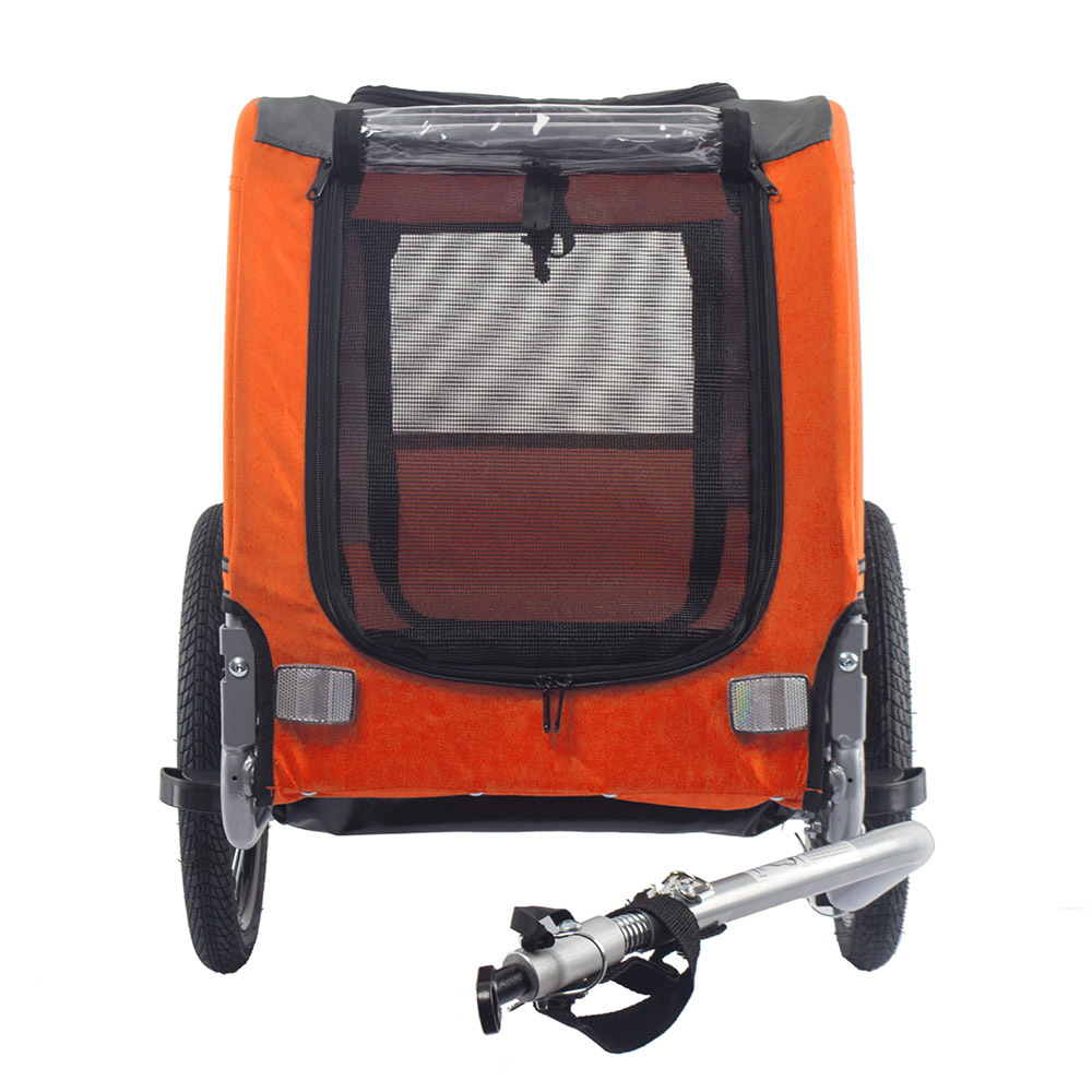 Foldable Carts Travel Carrier Extra Large Pet Dog Bicycle Bike Trailer