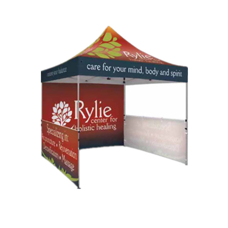 3X3m(10x10ft) Advertising Folding pop up Tent Customized Printing Gazebo with Roof and Sidewalls trade show tent