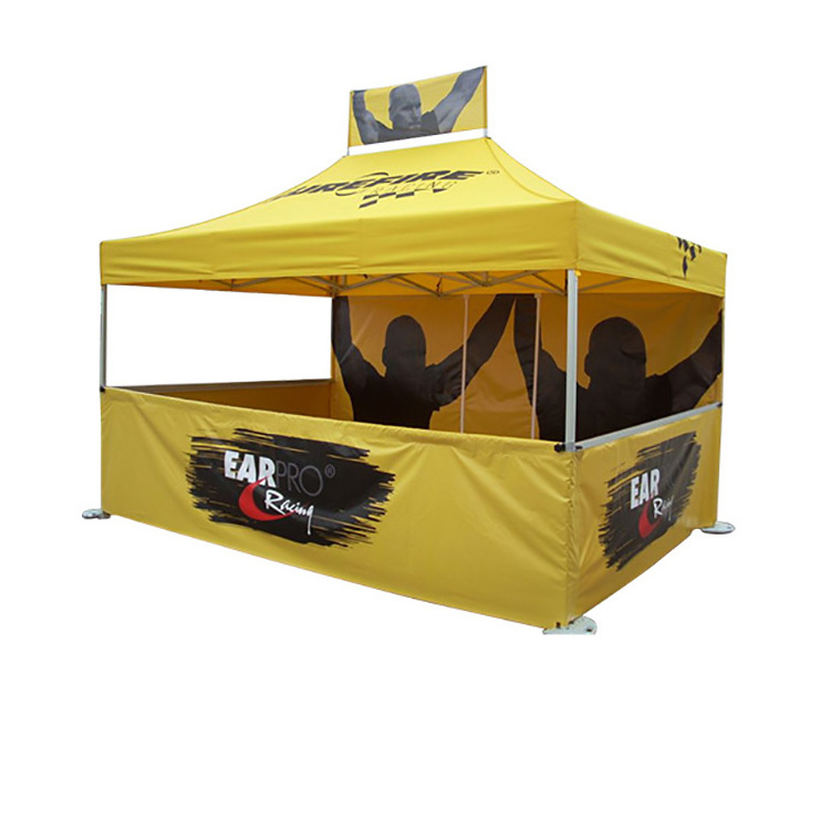 Sub Printing Popup Tent Customized Folding Gazebo Canopy And Sidewalls