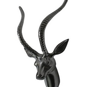 Aluminium Animal Head Designer Wall Decor Mirror for Home Interior Living Room and Wedding Decoration