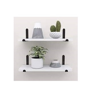 Hexagonal Shape Wooden Floating Wall Rack with Customized Size Best Selling Home Storage & Organization Different Size Rack