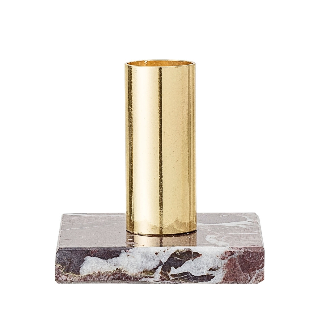 Marble and Copper Offset Candle Stick Holder for Wedding Sustainable Quality Metal Candle Holder with Customized Shape