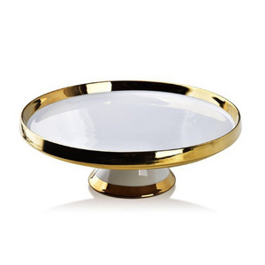 Exclusive Quality Dessert Display Cake Stand For Birthday Cake Fruits Gold Finished Dessert Cake Holder Available at Export