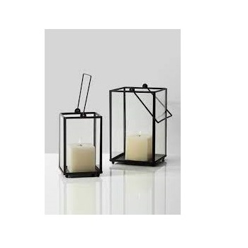 Best Sale Unique Style Candle Lantern with Metal Handle for Lightning Home Exterior and Interior Decoration