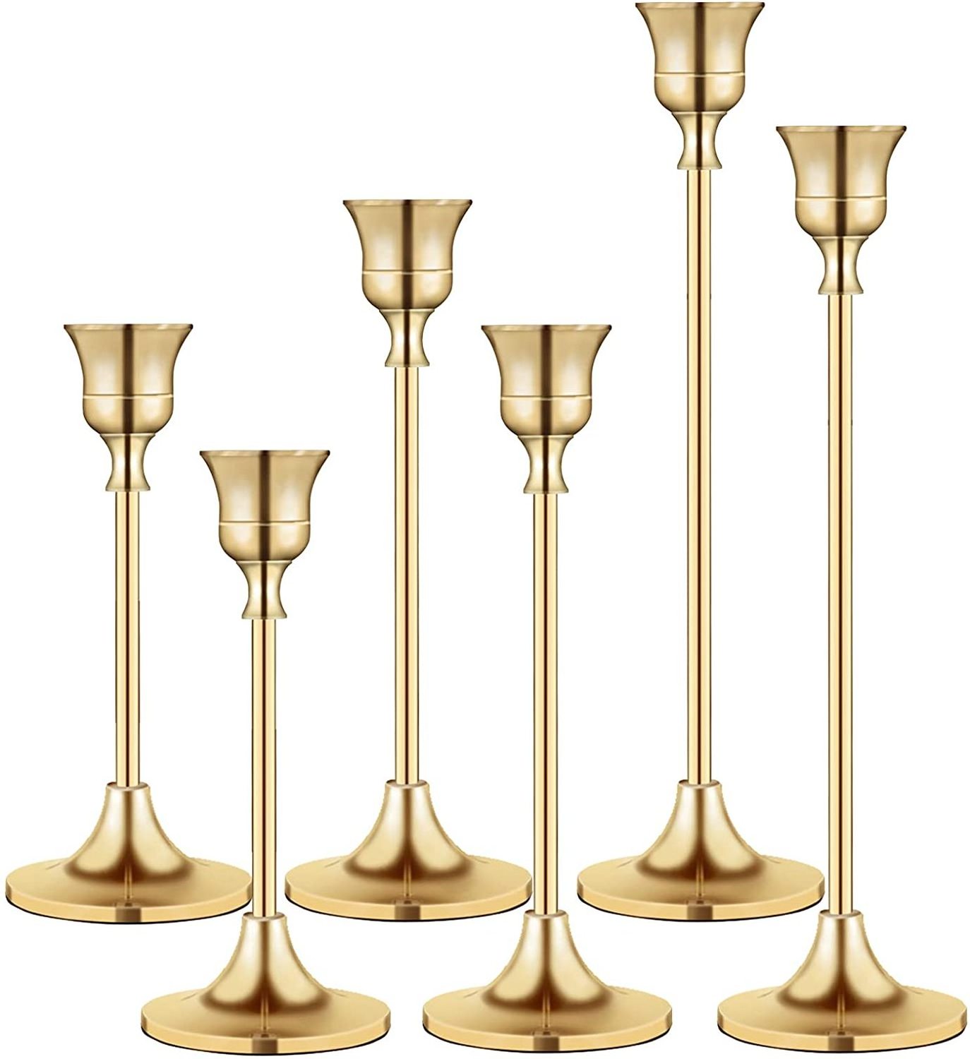 Good Quality Brass Metal Table Candle Holder Antique Finished Wholesale Decorative Candle Holders for Wedding