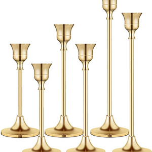 Good Quality Brass Metal Table Candle Holder Antique Finished Wholesale Decorative Candle Holders for Wedding