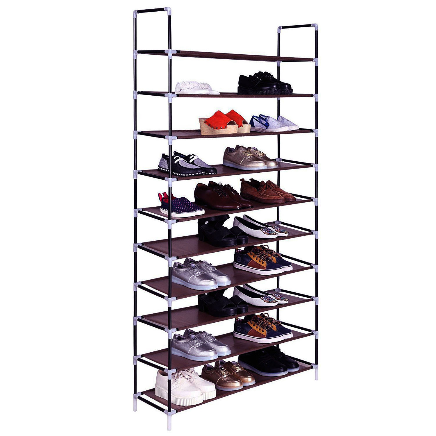 Industrial Metal High Quality Shoe Bench Multi Tier Handmade Decorative Rack Manually Manufactured in India