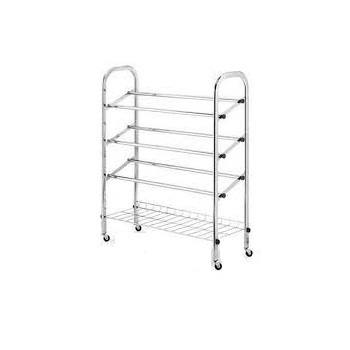 High Quality Industrial Metal Shoe Bench Multi Tier Handmade Decorative Rack Manually Manufactured in India