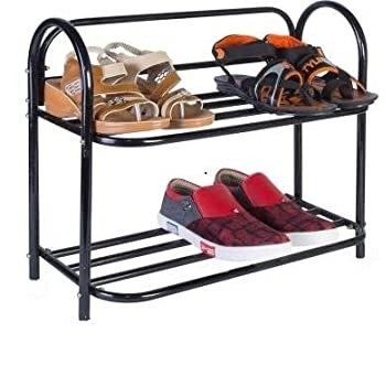 Handmade Industrial Metal Shoe Bench Multi Tier Handmade Decorative Rack Manually Manufactured in India