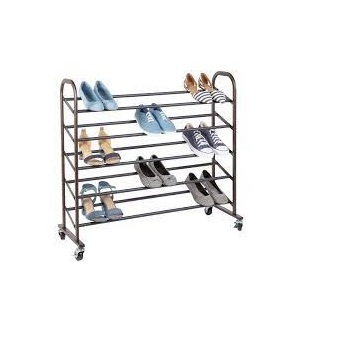 Handmade Industrial Metal Shoe Bench Multi Tier Handmade Decorative Rack Manually Manufactured in India