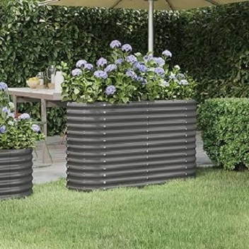 Wholesaler Supplier Galvanized Metal Steel Planter Garden Ware Vintage Flower Metal Galvanized Planter