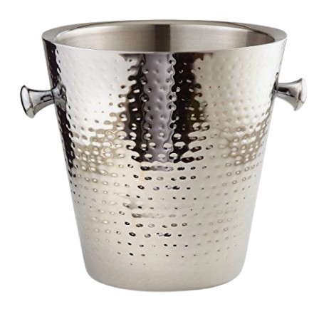 Gold Shiny Polished Metal Ice Bucket Stainless Steel Cooler for Parties Sustainable and Stocked for Hotels Bars Made in India